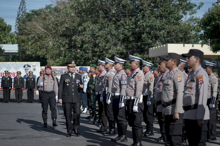 Kapolresta Kupang Kota Pimpin Upacara Peringatan Hari Bhayangkara ke-78 Tahun 2024