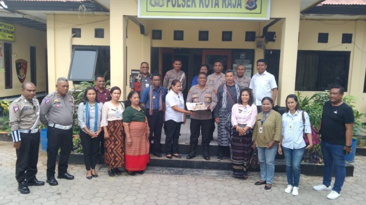 Ucapkan Selamat Hari Bhayangkara ke-78, Polsek Kota Raja Terima Kunjungan Camat dan Lurah.