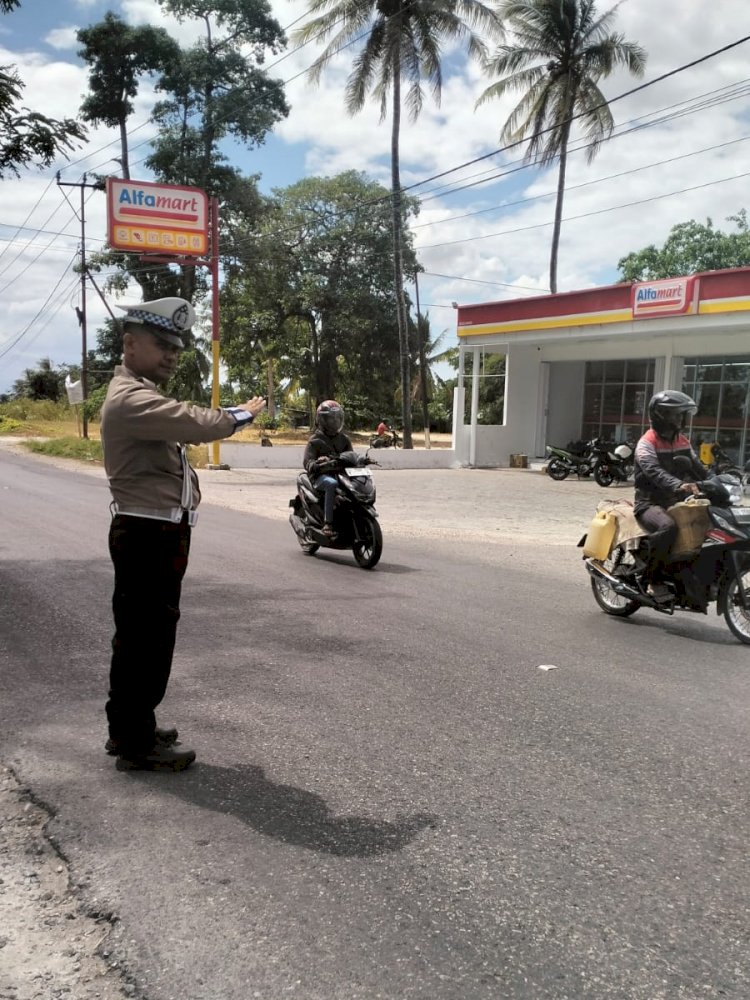 Strong Point Polantas Polsek Koja, Wujudkan Tertib Berkendara di Jalan Raya