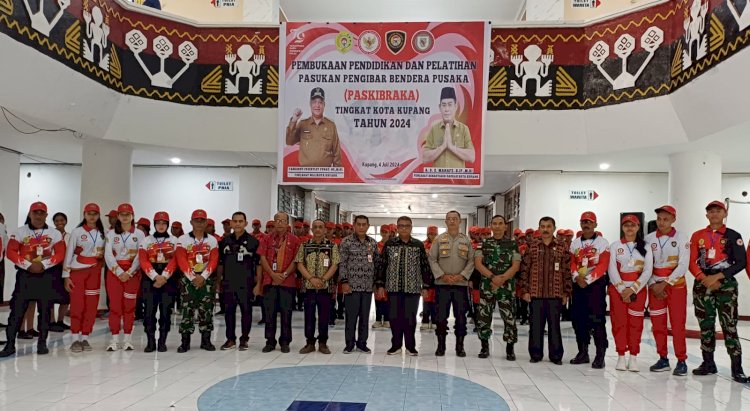 Kapolsek Kota Lama Ikuti Pembukaan Diklat Paskibraka Tingkat Kota Kupang