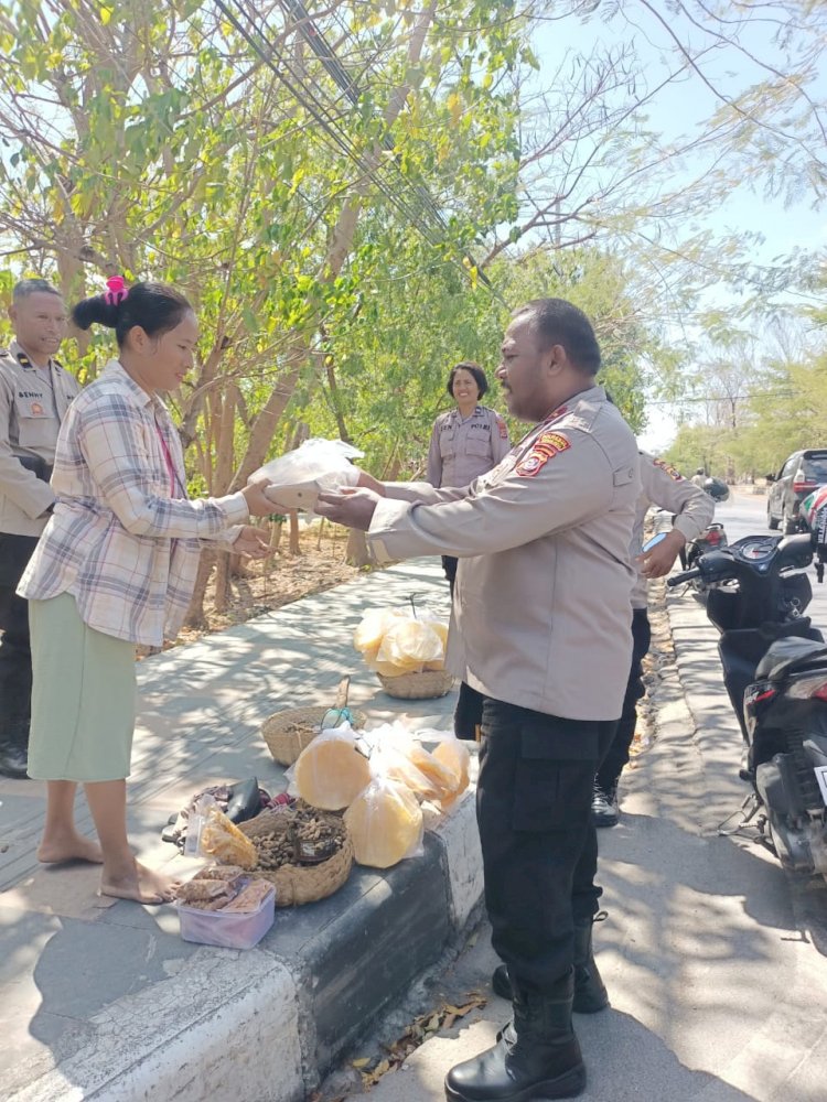 Bintibmas oleh Personel Sat Binmas Polresta Kupang Kota, Ciptakan Kamtibmas yang Kondusif