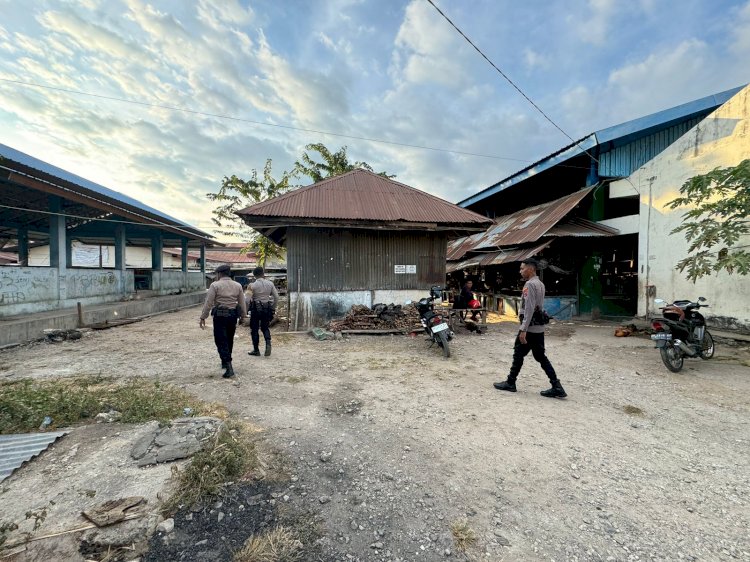 Jaga Stabilitas Keamanan, Patroli Samapta dan Satlantas Polresta Kupang Kota Datangi Tempat Rawan Kamtibmas