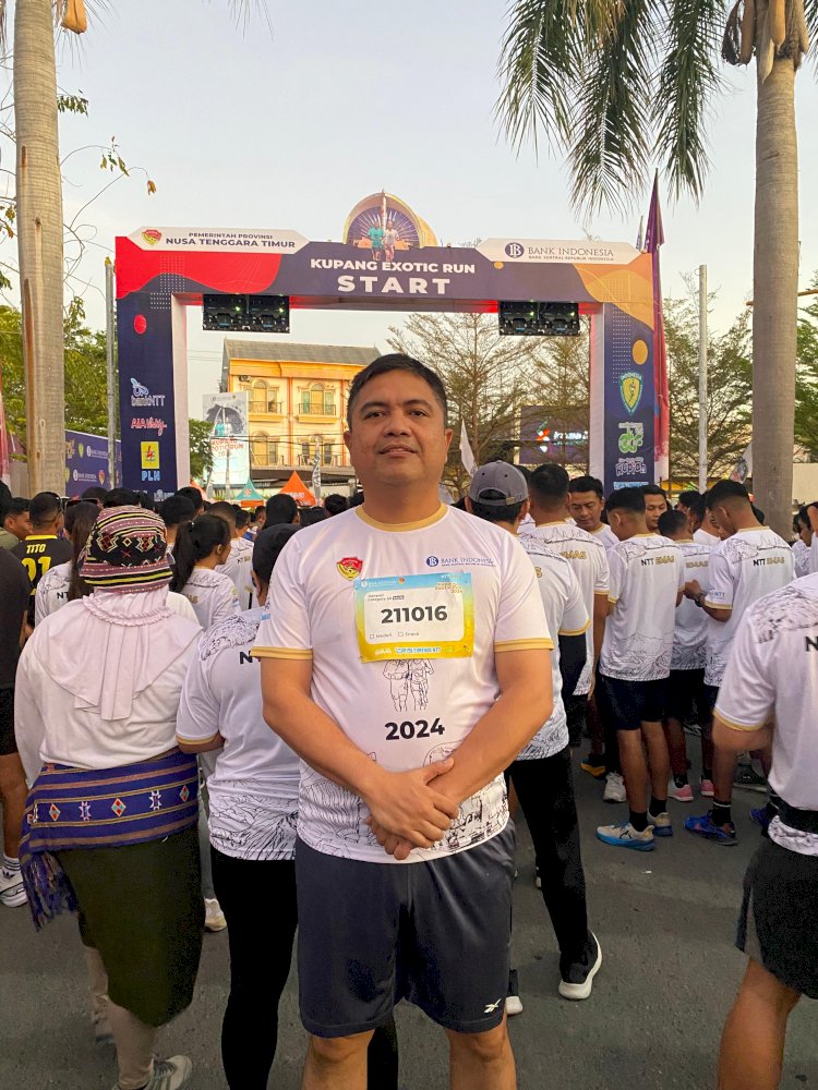 Kapolresta Kombes Aldinan Manurung Ikuti Event Kupang Exotic Run 2024