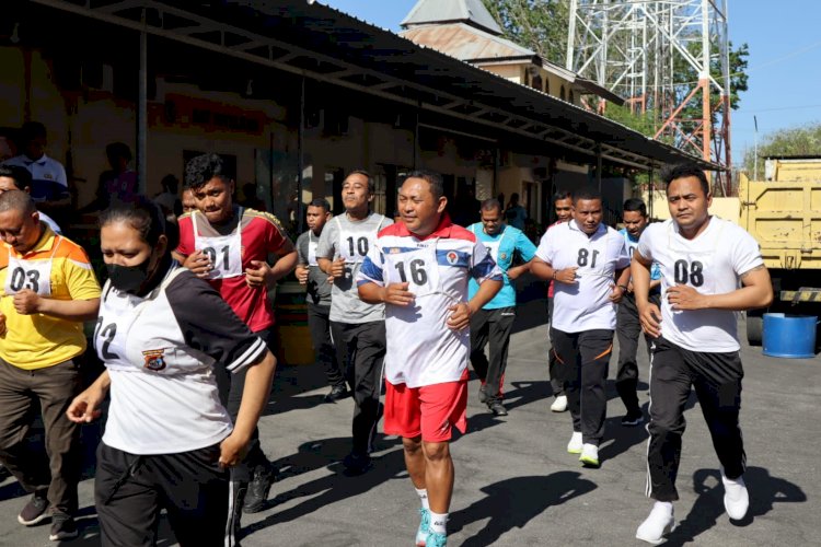 TKJ Berkala, Kapolresta Kupang Kota: Polri Dituntut Memiliki Fisik yang Prima