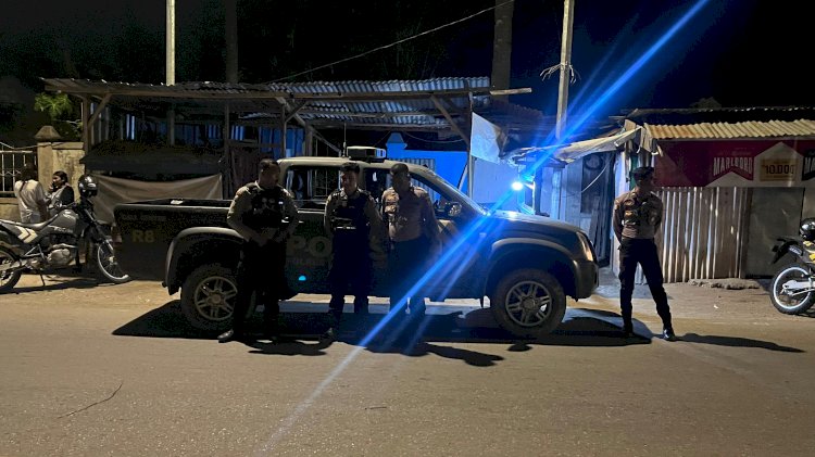 Satuan Samapta Polresta Intensifkan Patroli Malam Jelang Pilkada  di Kota Kupang