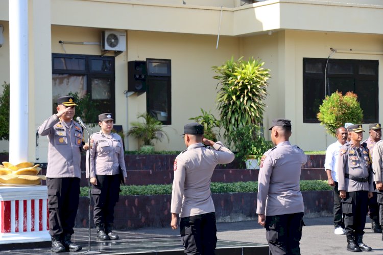 Apel Pagi Jam Pimpinan, Kapolresta Kombes Aldinan Manurung: Sinergi Antar Fungsi dalam Tugas Pelayanan