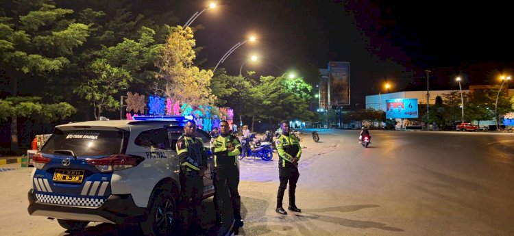 Satlantas Polresta Kupang Kota Laksanakan Patroli Malam, Tingkatkan Kesadaran Masyarakat dalam Berlalulintas