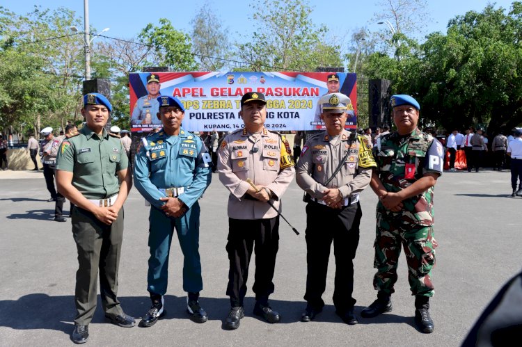 Operasi Zebra Dimulai, Polresta Kupang Kota Tingkatkan Kepatuhan Masyarakat dalam Berlalulintas