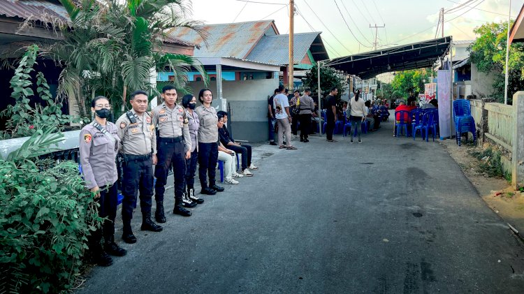 Kampanye Dialogis Pilkada Kota Kupang, Satgas OMP Turangga Polresta Laksanakan Pamwal