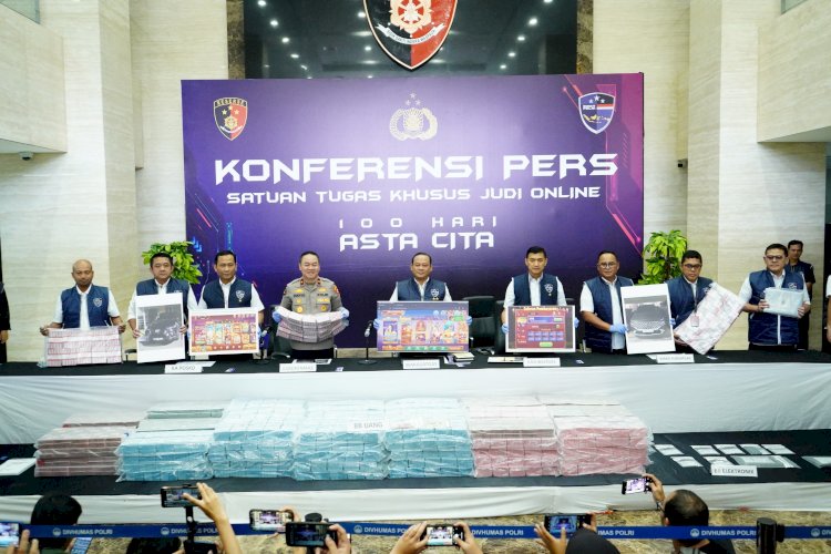 Sita Rp78,1 Miliar dari Judol Internasional, Komitmen Polri atas Asta Cita Presiden Prabowo