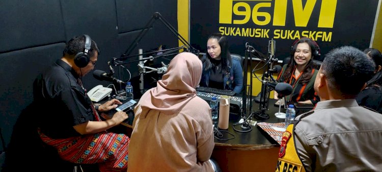 Hadir Talk Show di Radio SKFM, Kapolresta Aldinan Manurung: Saring Sebelum Sharing Informasi yang Didapat