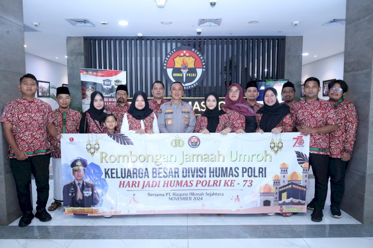 Hari Jadi Humas Polri Ke-73, Kadiv Humas Beri Apresiasi Berangkatkan Personel dan Media Ibadah Umroh