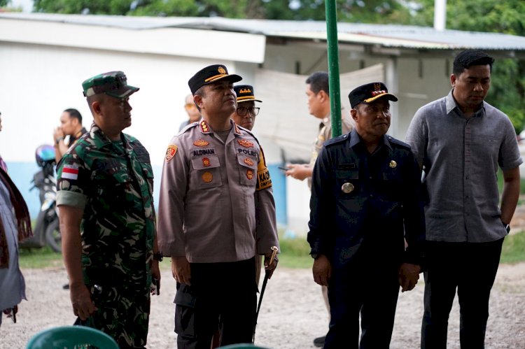 Kapolresta Bersama Forkopimda Cek Kesiapan Sejumlah TPS di Kota Kupang