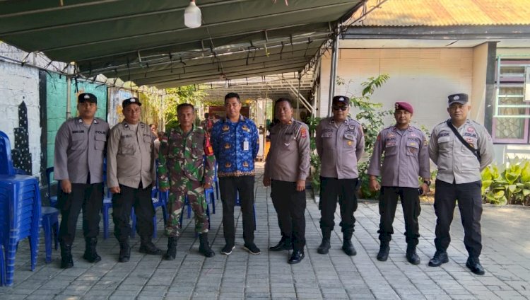 Amankan Pleno Rekapitulasi, Polresta Kupang Kota Pengamanan di PPK