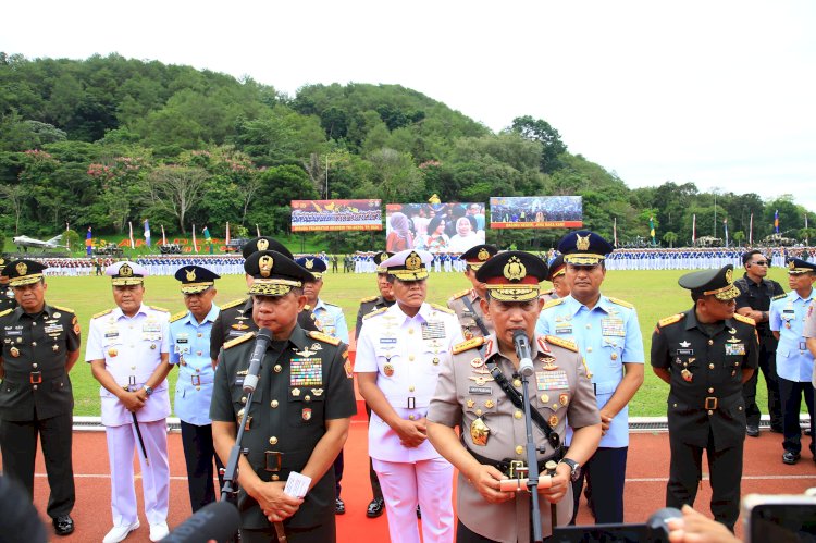 Pimpin Wisuda Prabhatar 2024, Ini Pesan Kapolri dan Panglima TNI untuk 1.104 Taruna