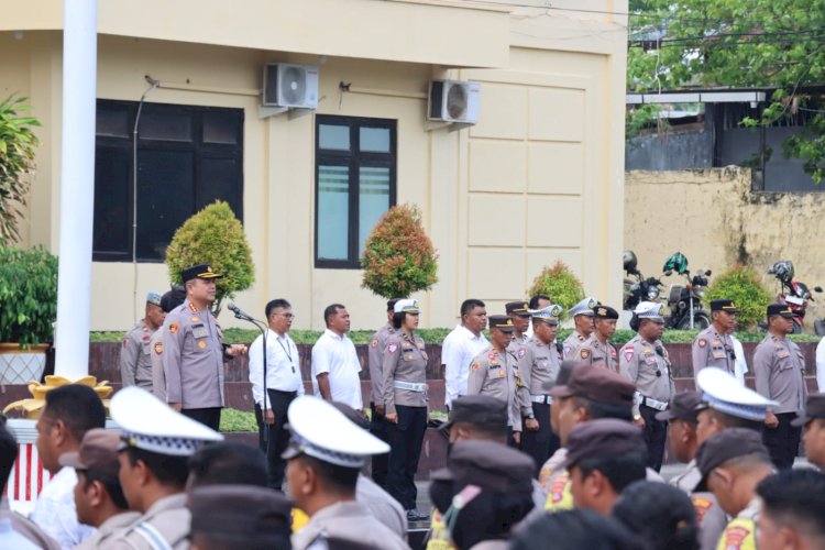 OMP Turangga Belum Usai, Kapolresta Kupang Kota Minta Personel Tetap Waspada