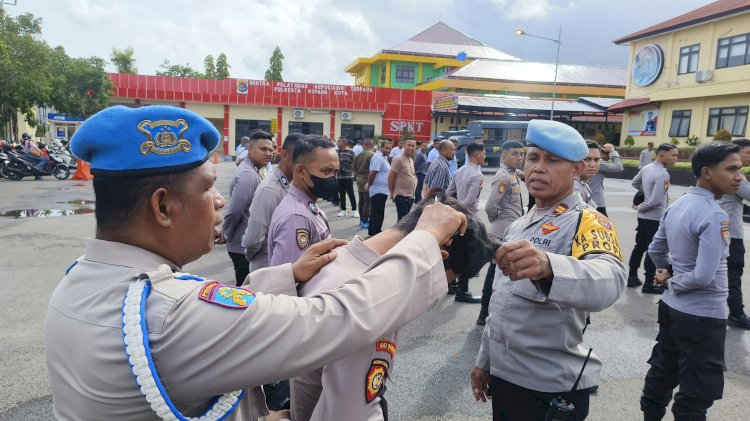 Propam Polresta Kupang Kota Intensifkan Gaktibplin, Sikap Tampang Anggota Jadi Sorotan