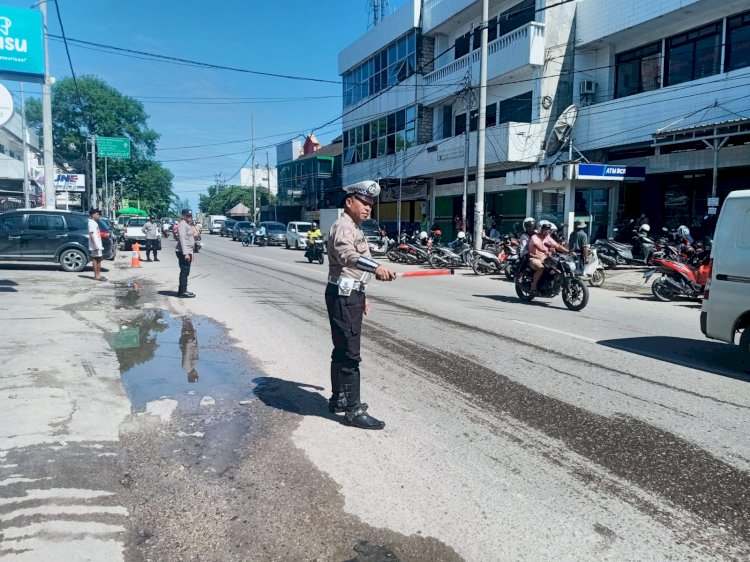 Ciptakan Keamanan dan Ketertiban Selama Nataru, Polresta Kupang Kota Tempatkan Personel di Pos Pam