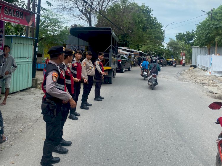 Jelang Tahun Baru, Polresta Kupang Kota Tingkatkan Patroli Rutin di Kota Kupang