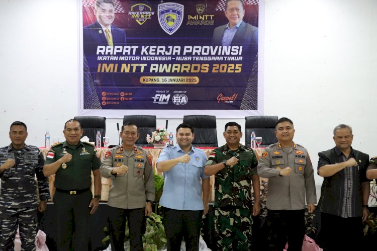 Kapolresta Kupang Kota Hadiri Acara Raker Provinsi Ikatan Motor Indonesia NTT.