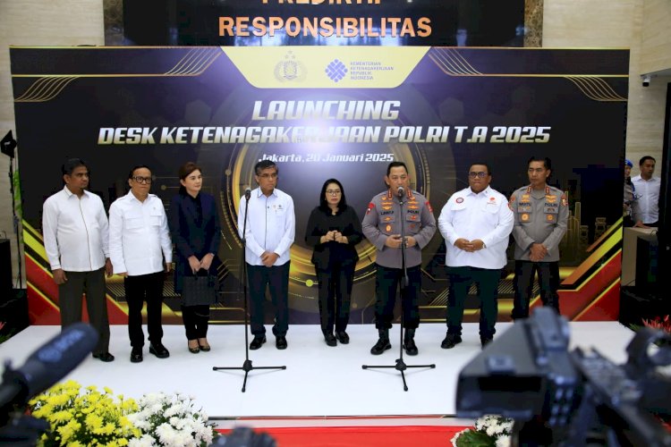 Polri Resmi Launching Desk Ketenagakerjaan untuk Selesaikan Sengketa Tenaga Kerja