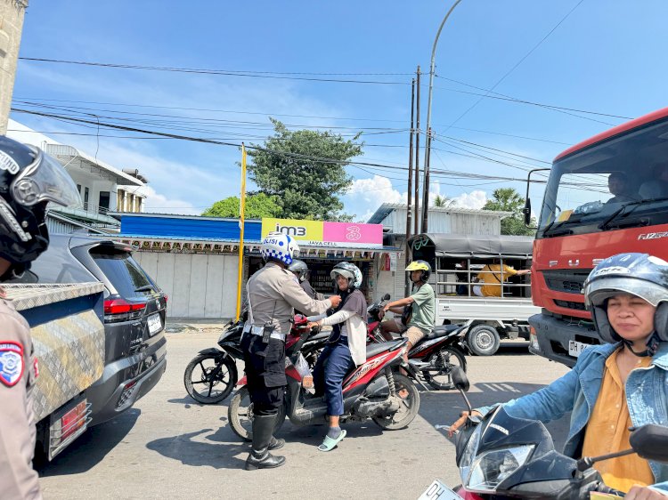 Pentingnya Keselamatan di Jalan, Satlantas Polresta Kupang Kota Terus Himbau Pengendara untuk Tertib.