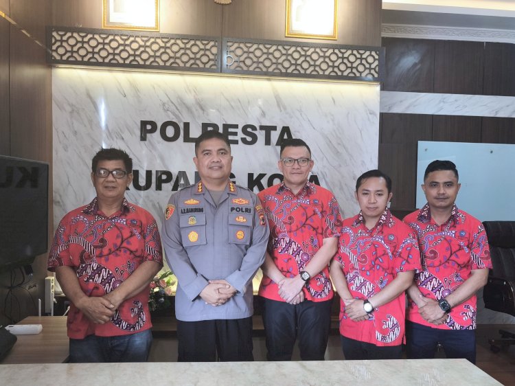 Temui Kapolresta Kupang Kota, PSMTI Minta Dukungan dalam Kegiatan Berbagi Berkah dan Buka Puasa.