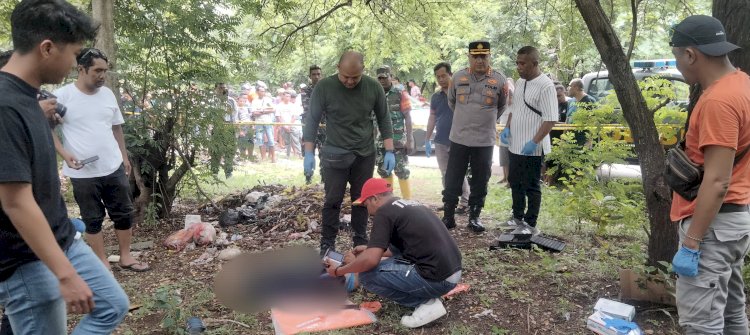 Mayat Seorang Pria Ditemukan di Manulai II, Polresta Kupang Kota Lakukan Olah TKP dan Ungkap Identitas Korban.