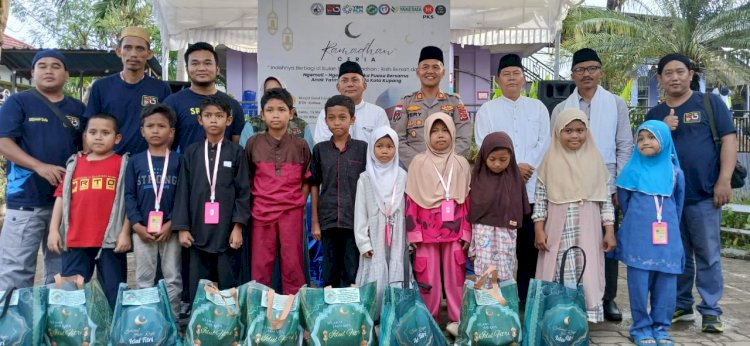 Kapolsek Maulafa Hadiri Buka Puasa Bersama Anak Yatim dan Jemaah Masjid Darul Hijrah BTN Kolhua