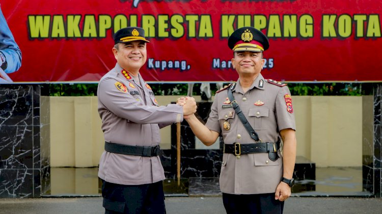 Satu Tahun Vakum, Kapolresta Kupang Kota Lantik AKBP Agung Jadi Wakapolresta.