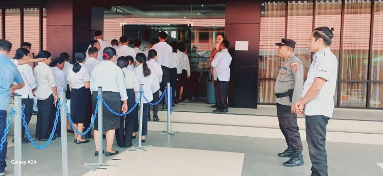 Polresta Kupang Kota Amankan Tahapan Seleksi Kompetensi PPPK Tahap II