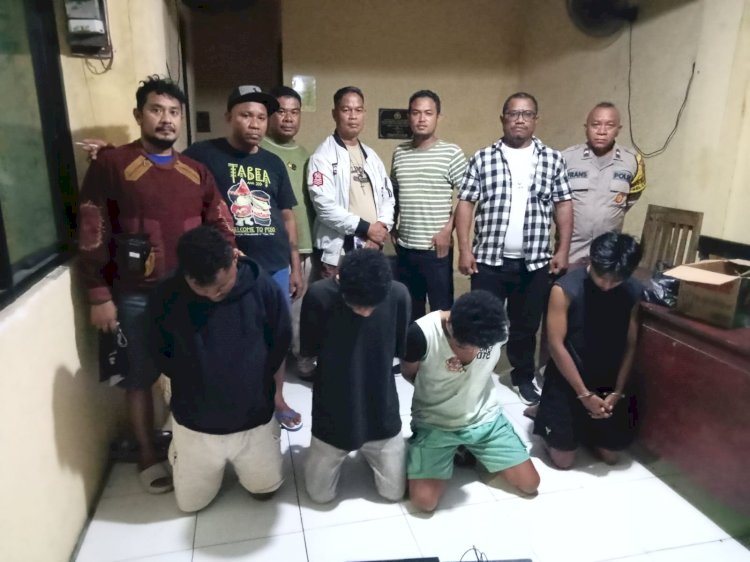 Polsek Kota Lama Tangkap 4 Terduga Pelaku Pencurian Barang Elektronik