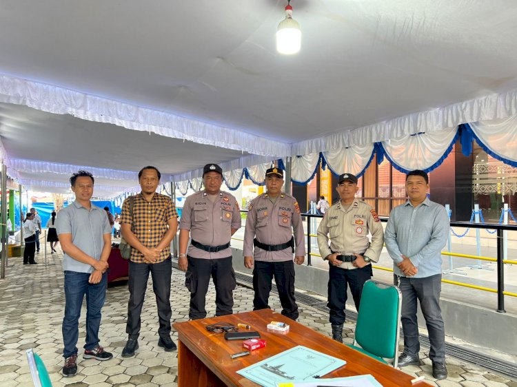 Pastikan Kondusif, Polresta Kupang Kota Amankan Seleksi PPPK Tahap 2.