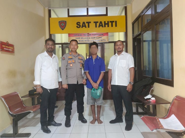 Tim Penyidik Polsek Maulafa Serahkan Tersangka dan Barang Bukti ke Jaksa Penuntut Umum