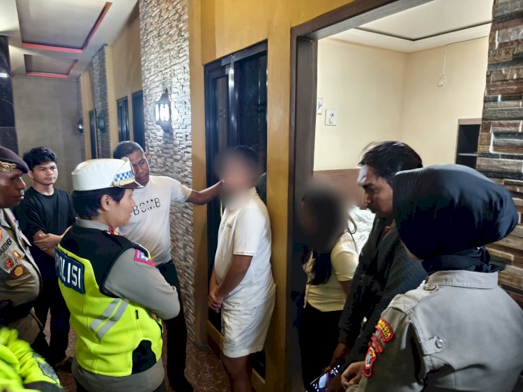 Operasi Pekat Turangga, Polresta Kupang Kota Berikan Pembinaan Kepada Pasangan Bukan Suami Istri.