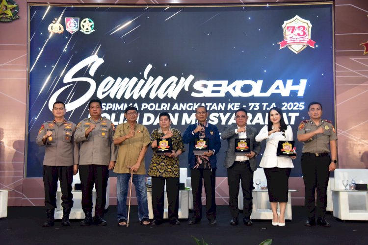 Seminar 'Polisi dan Masyarakat' Sespimma Lemdiklat Polri Angkatan 73 Raih Rekor MURI