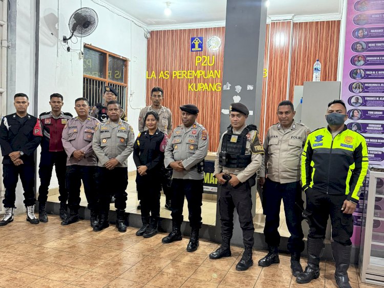 Samapta Polresta Kupang Kota Bersama Polsek Koja, Laksanakan Patroli Sambang ke Lapas dan Rutan.