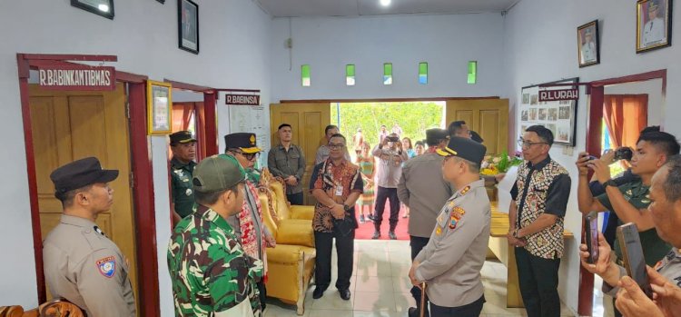 Kunjungi Posko Tiga Pilar di Bitung, Tim Penilai Pusat Apresiasi Kesiapan dan Validitas Data.
