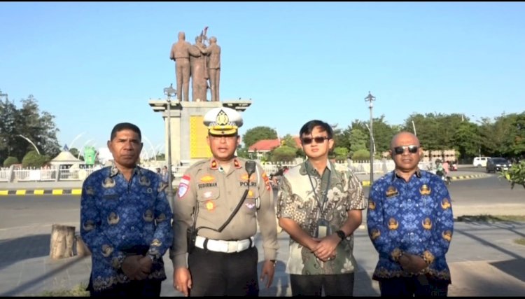 Kupang Exotic Festival 2025, Satlantas Polresta Kupang Kota Tutup Sejumlah Ruas Jalan Utama.