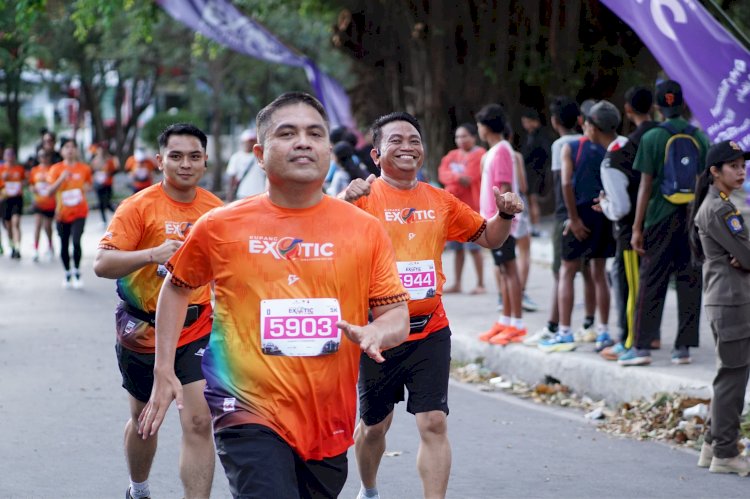 Kupang Exotic Run 2025: Kapolresta dan Wakapolresta Ikut Lari di Kategori 5K.