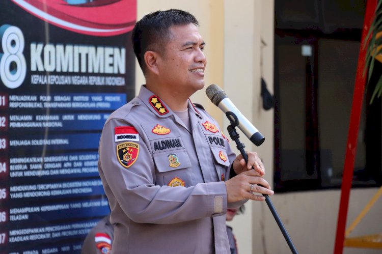 Kenaikan Pangkat Personel, Kapolresta Kupang Kota: Pelayanan Harus Lebih Baik Lagi.