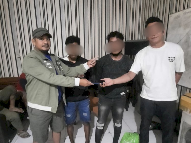 Tim Macan Polsek Kota Lama Amankan Dua Pelaku Kasus Pengeroyokan dan Curanmor, Salah Satunya Residivis.