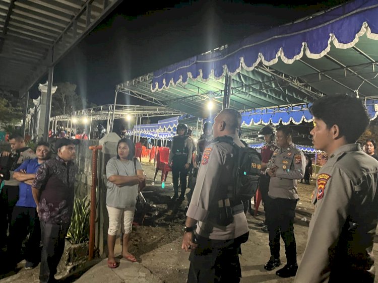 Polresta Kupang Kota Gerak Cepat Bubarkan Adanya Keributan Pesta di Lasiana