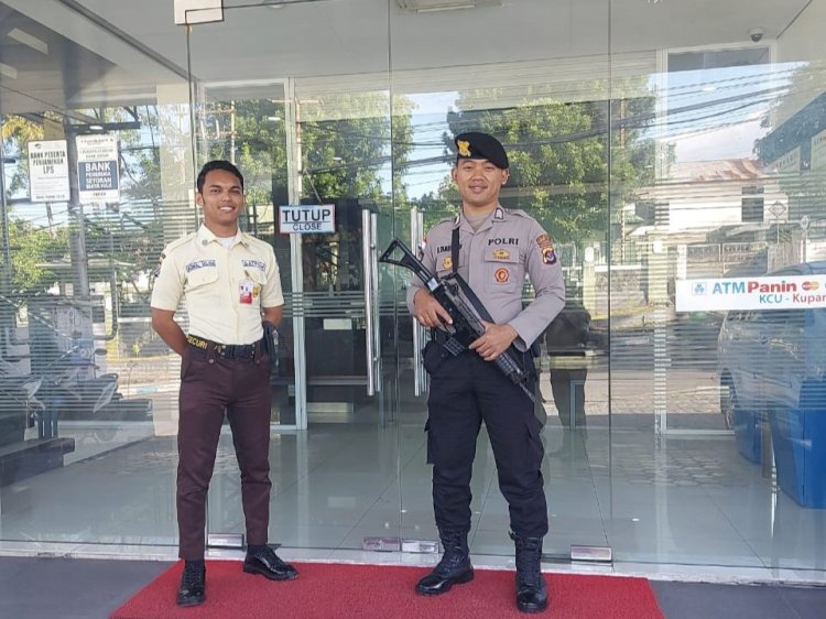 Unit Pam Obvit Polresta Kupang Kota Laksanakan Pengamanan Obyek Vital Nasional di Sejumlah Lokasi