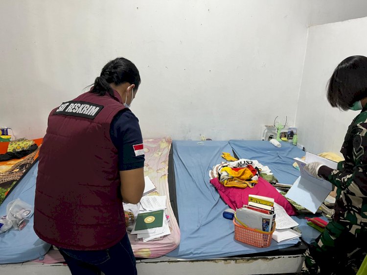 Polwan Polresta Kupang Kota Gelar Razia Blok Hunian di Lapas Perempuan Kupang