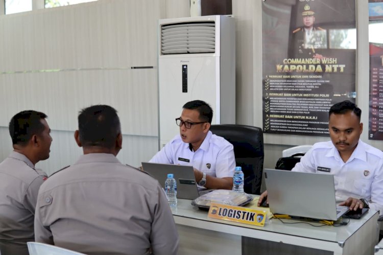 Tim Itwasum Polri Gelar Wasrik Tahap II di Polresta Kupang Kota