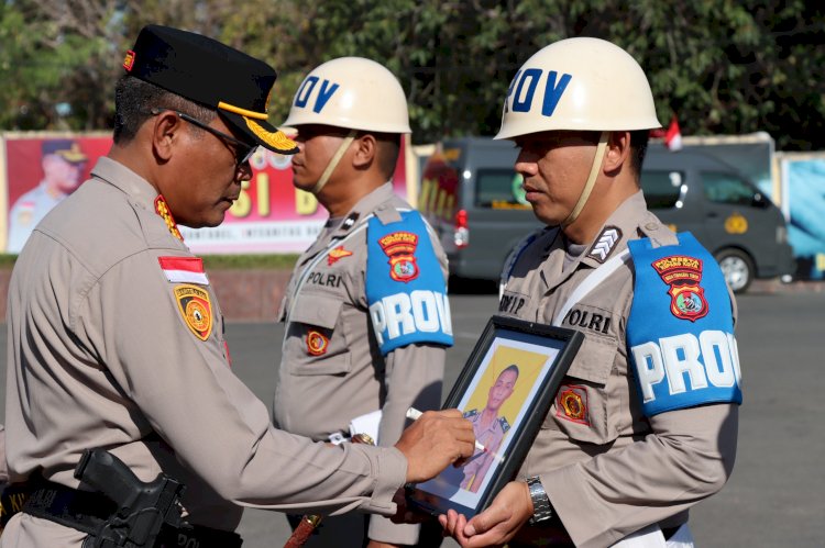 Langgar Kode Etik Profesi, Briptu Muhammad Risky Diberhentikan dari Dinas Polri.