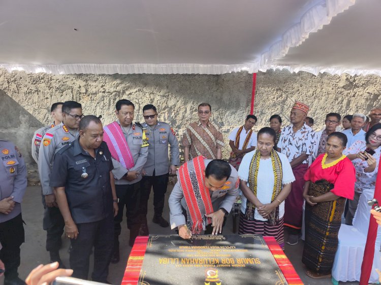 “Sumber Air Su Dekat“, Kapolda NTT Resmikan Sumur Bor di Liliba dan Warga Antusias Sambut Bantuan Air Bersih.