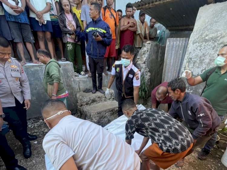 Polsek Kota Raja, Polresta Kupang Kota Datangi TKP Warga yang Ditemukan Gantung Diri.