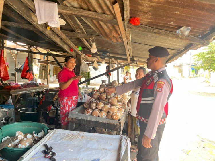 Polresta Kupang Kota Gencarkan Patroli di Pasar Tradisional, Cegah Premanisme dan Pungli.